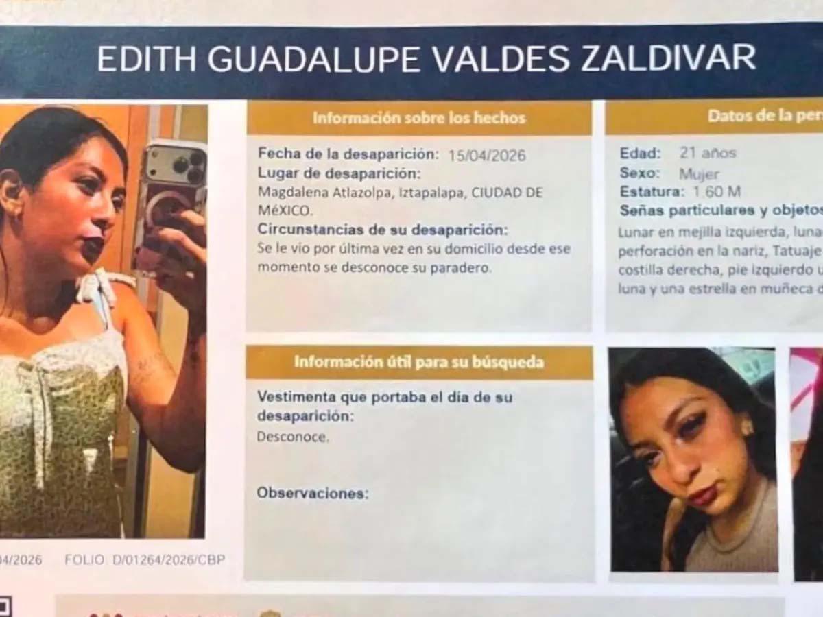 Caso de Edith se vuelve perturbador: Salió a buscar trabajo y no volvió a casa