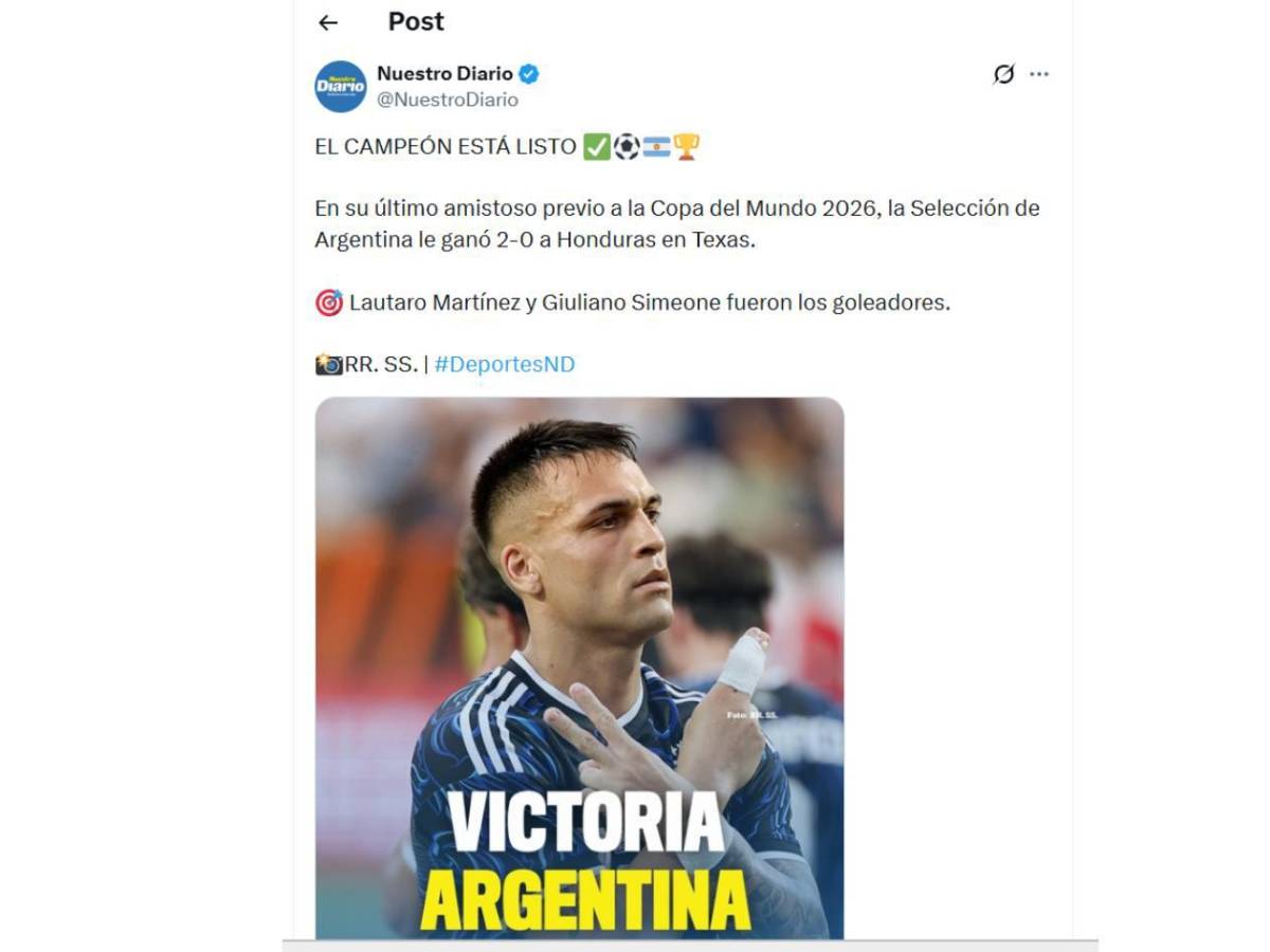 Argentina - Honduras: Indignación, señalan a jugador de la H y curioso blooper