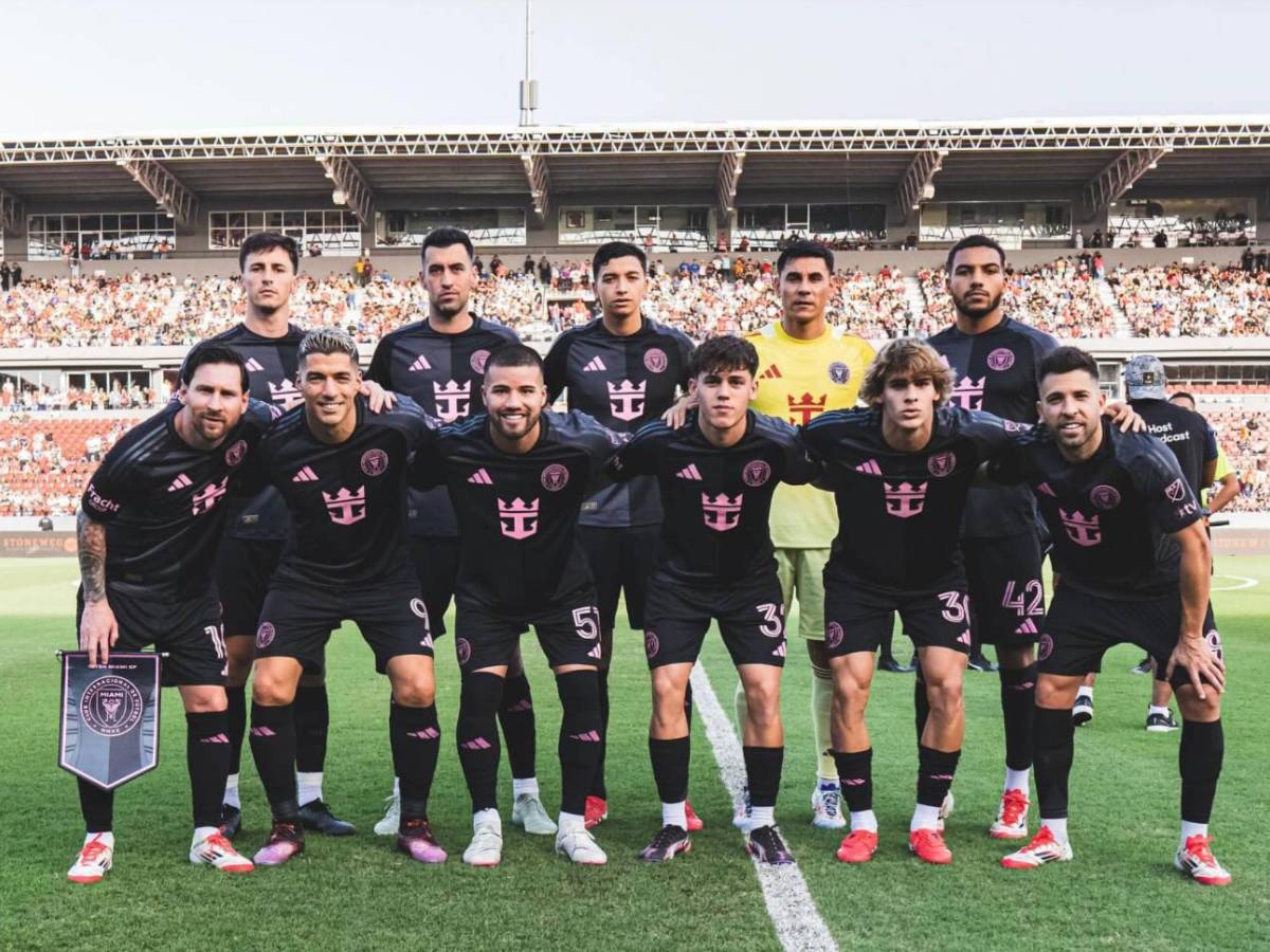 El 11 titular del Inter Miami que venció en Panamá al Sporting San Miguelito.