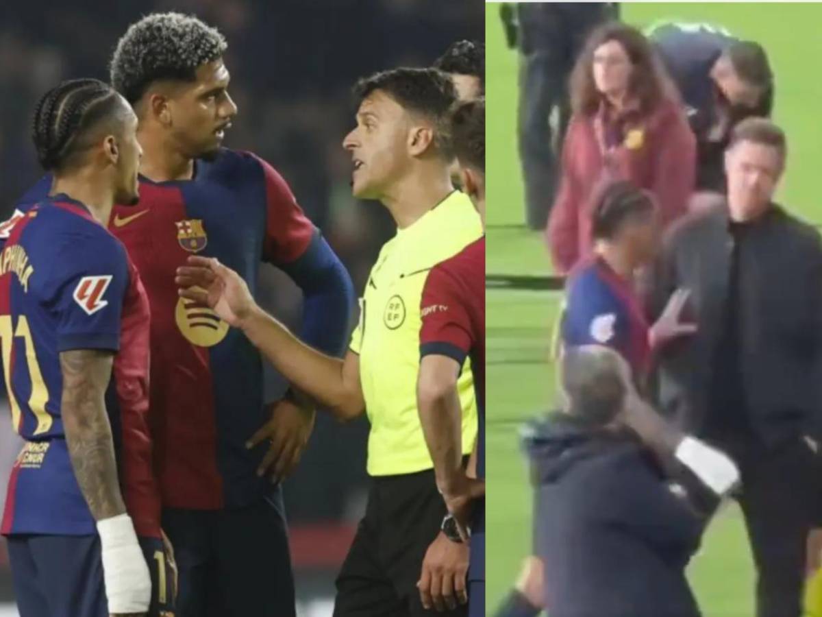 Raphinha pierde el control con el Barca y se lleva a Ter Stegen de encuentro