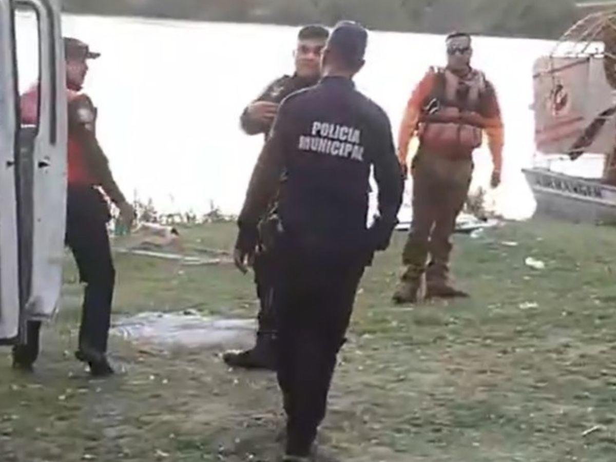 Hondureño se ahoga frente a su hijo en el Río Bravo