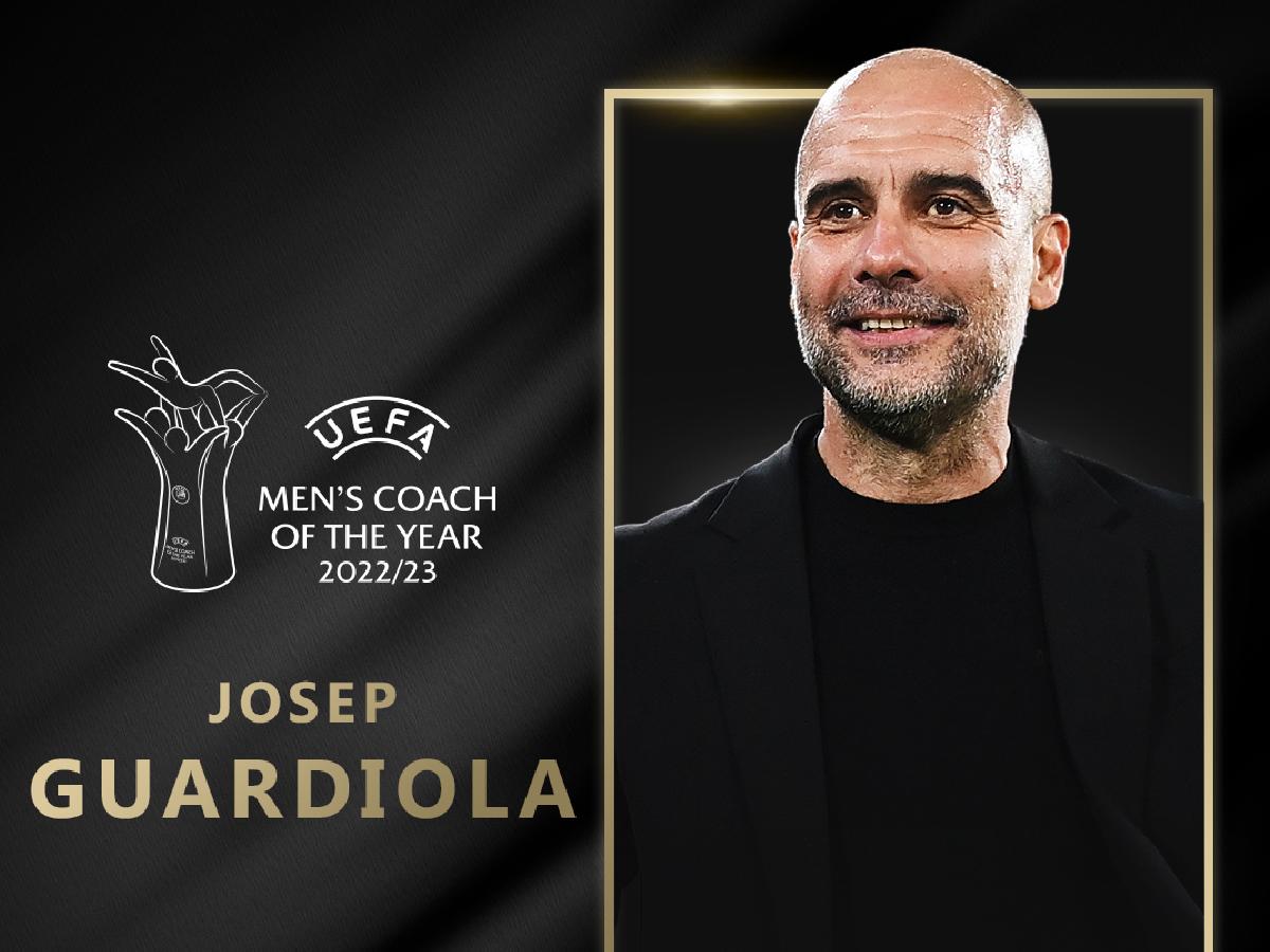 Pep Guardiola, elegido el Mejor Entrenador del Año por la UEFA