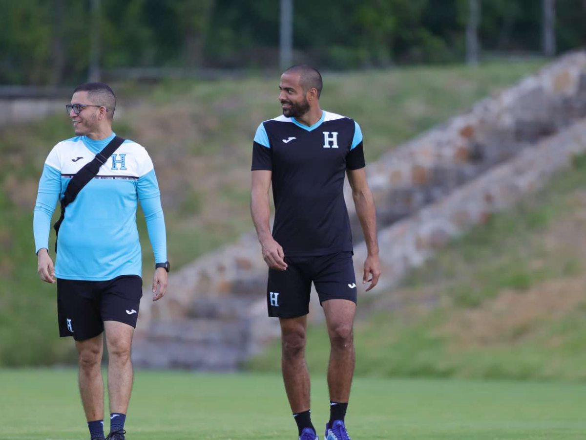 El portero Edrick Menjívar hizo trabajos diferenciados en el último entrenamiento y es baja en la selección hondureña.