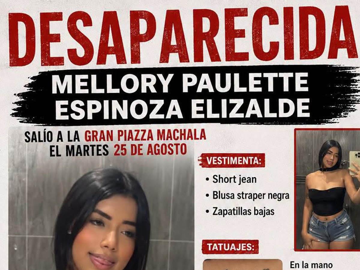 “Mami, cualquier cosa, yo te amo, el último mensaje de Mellory antes de desaparecer