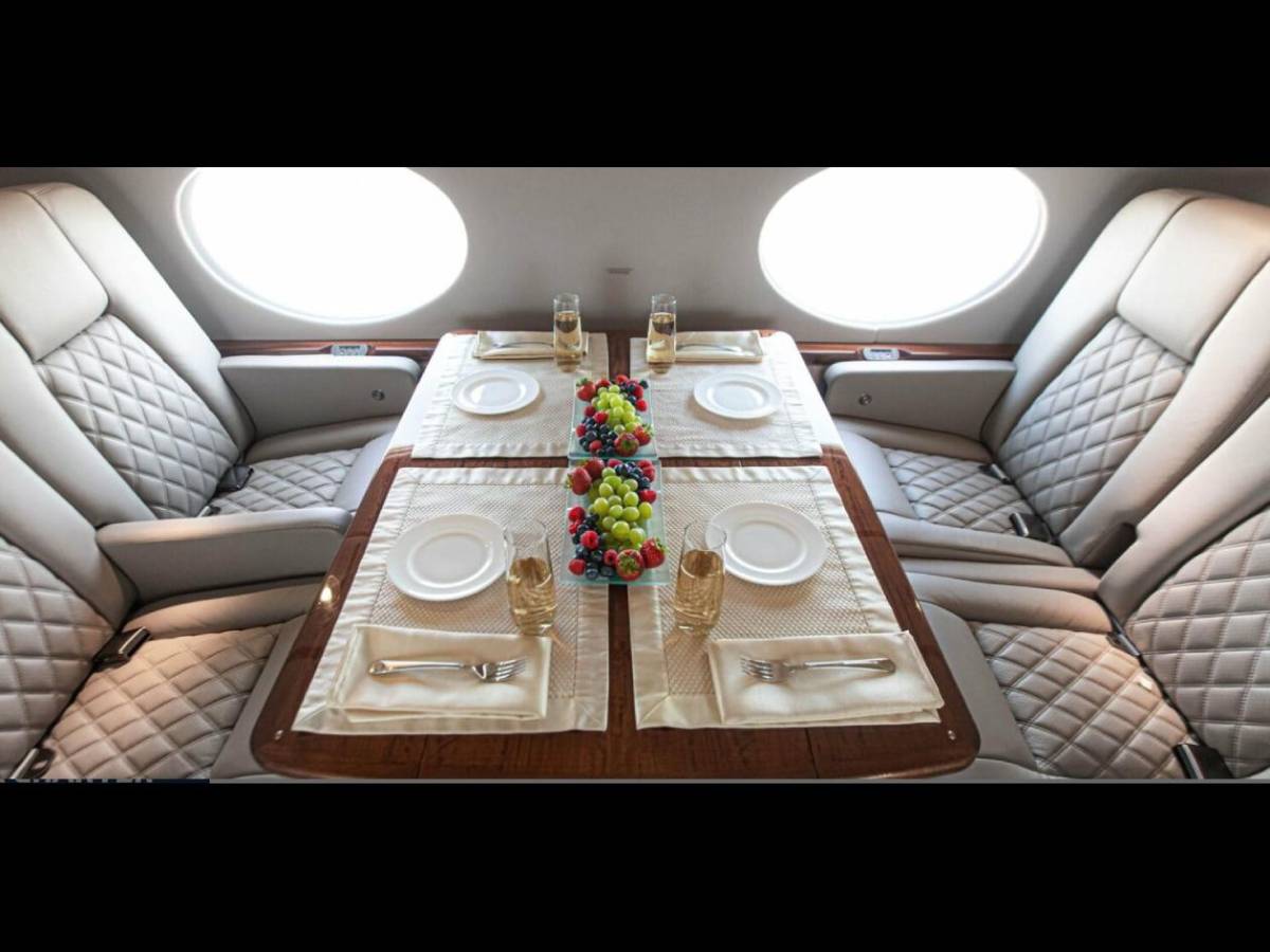 Así es el lujoso jet privado en el que llegó Floyd Mayweather Jr a Honduras