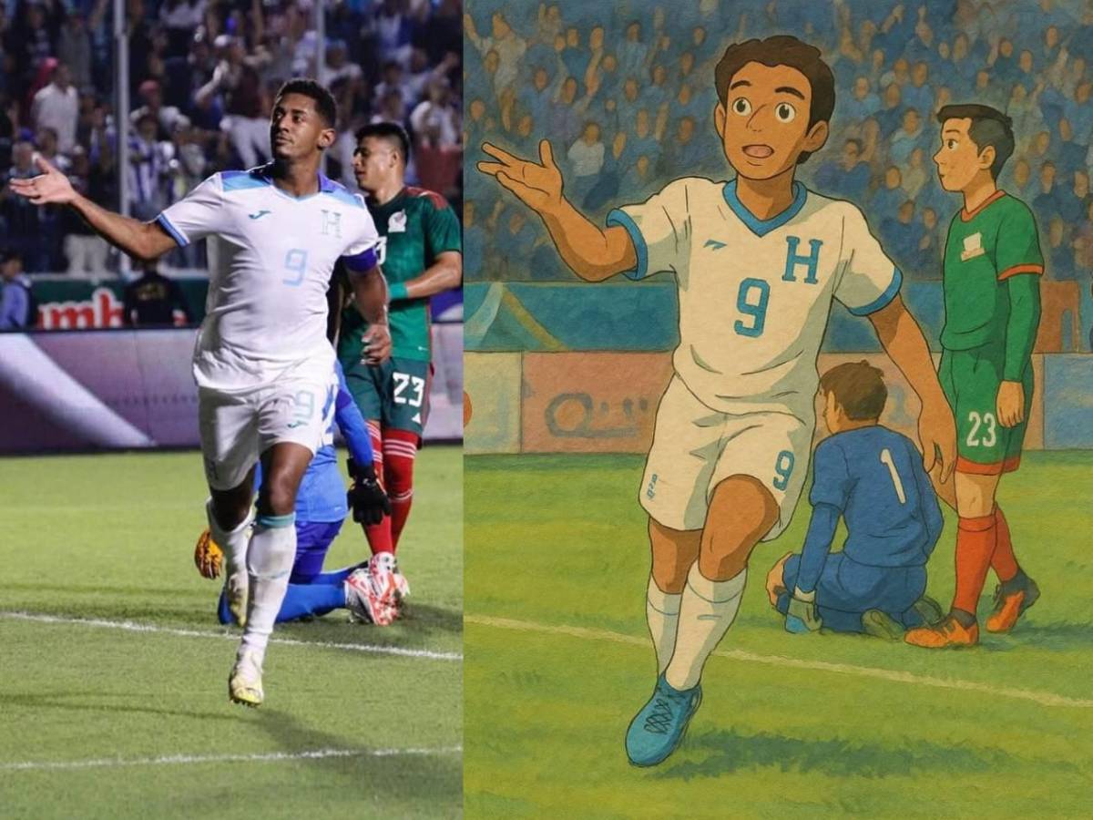 Al estilo Ghibli: la IA transforma a los futbolistas hondureños y así lucen