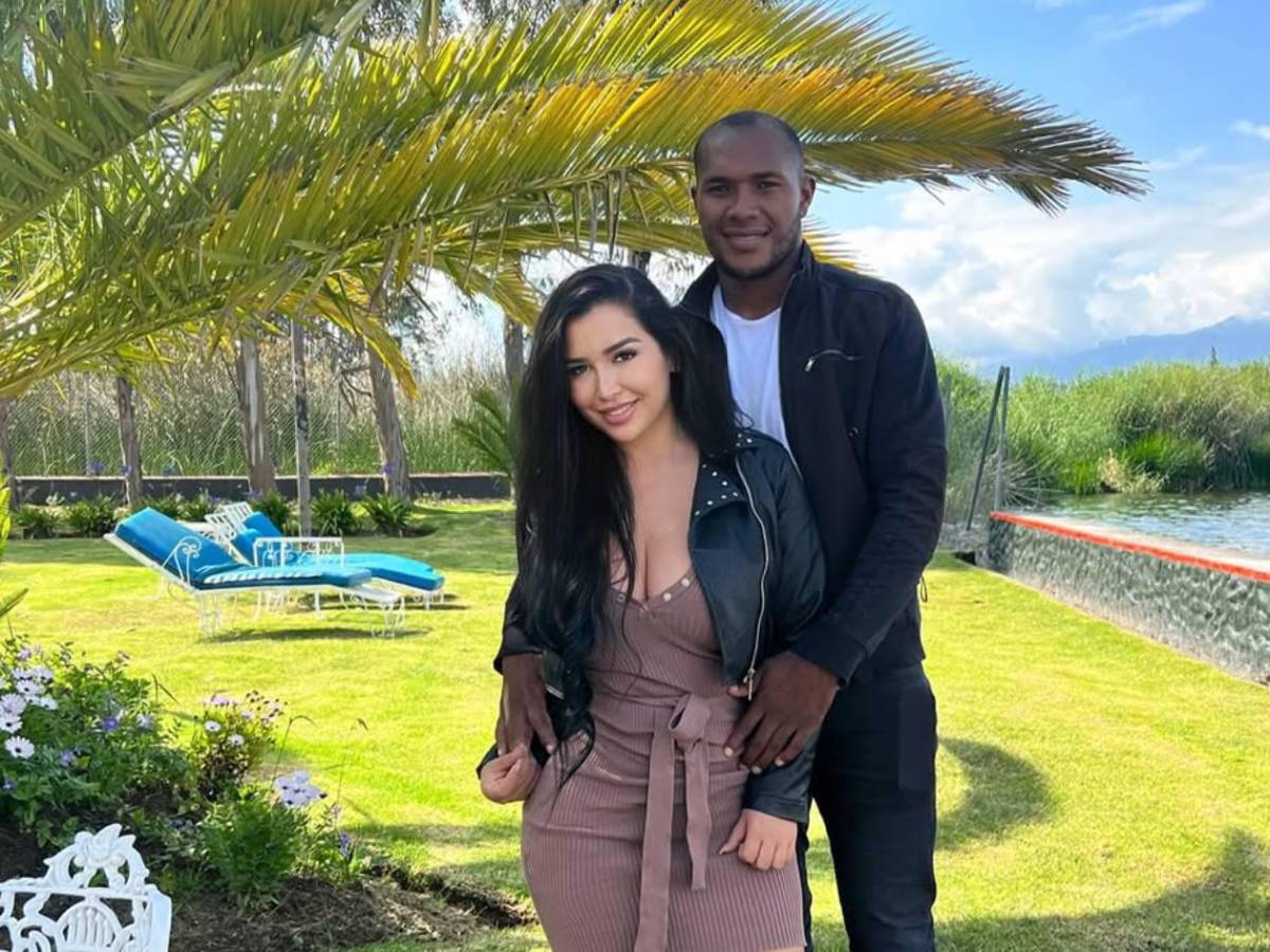 La reacción de la novia de Juan Anangonó tras polémica en Honduras
