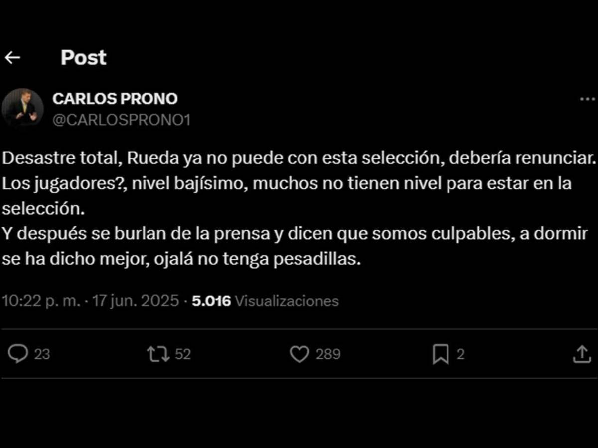Faitelson y 'ChepeBomba' trituran a Honduras: reacción de prensa y señalan culpables