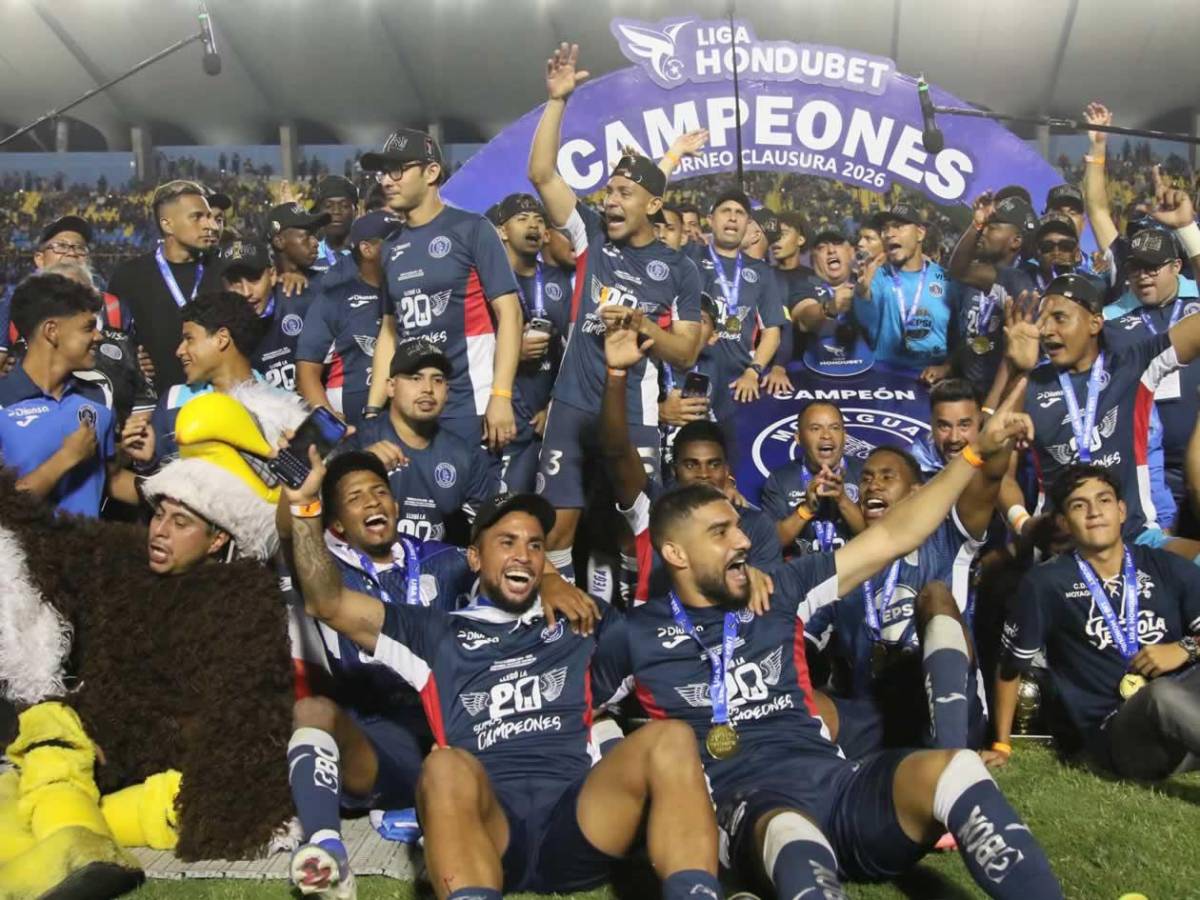 Motagua campeón: festeja la Copa 20, baile del Búho Meléndez y emoción de Pedro Atala