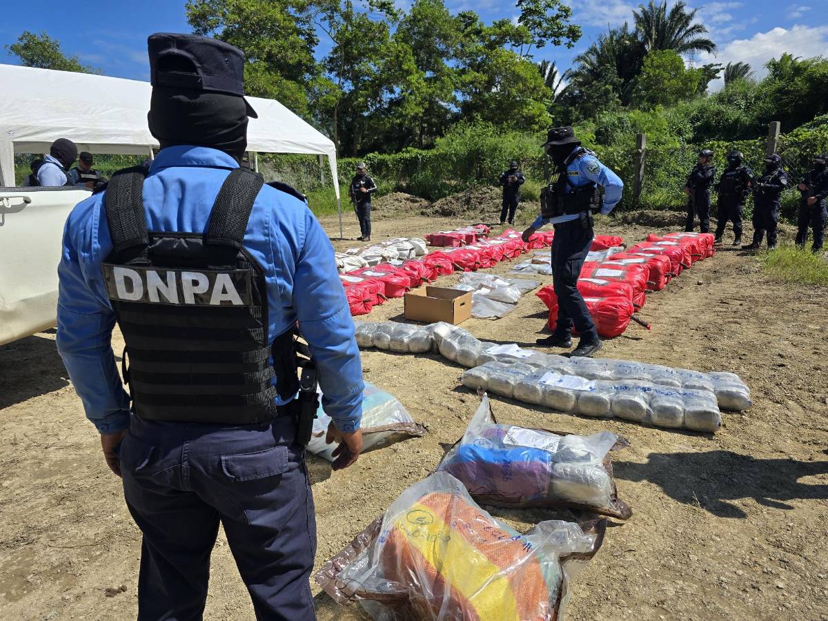 Destruyen cargamento de droga en el Crematorio de Puerto Cortés