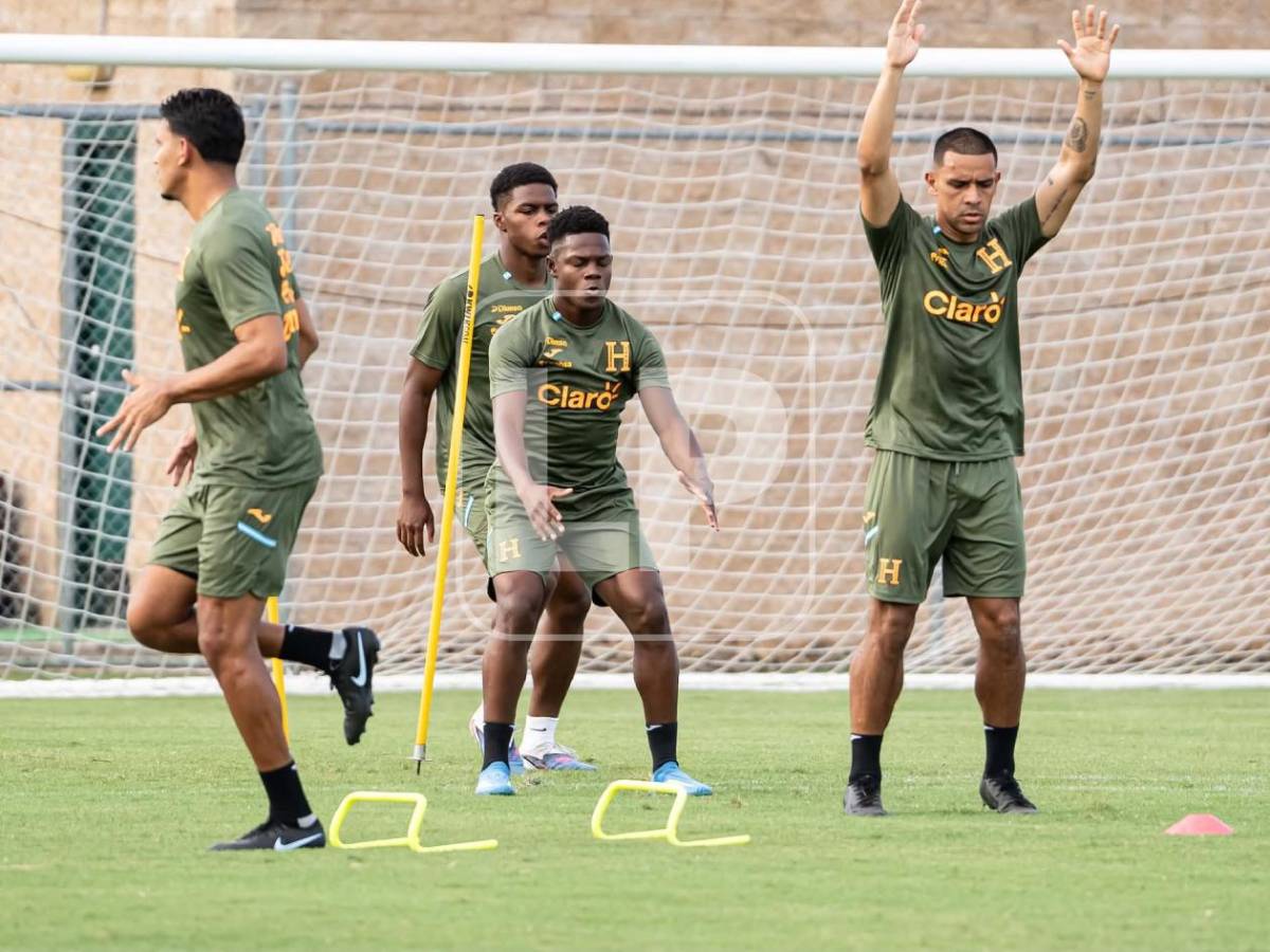 Honduras entrenó en Houston: imágenes de Keyrol, Dereck presente y las ausencias