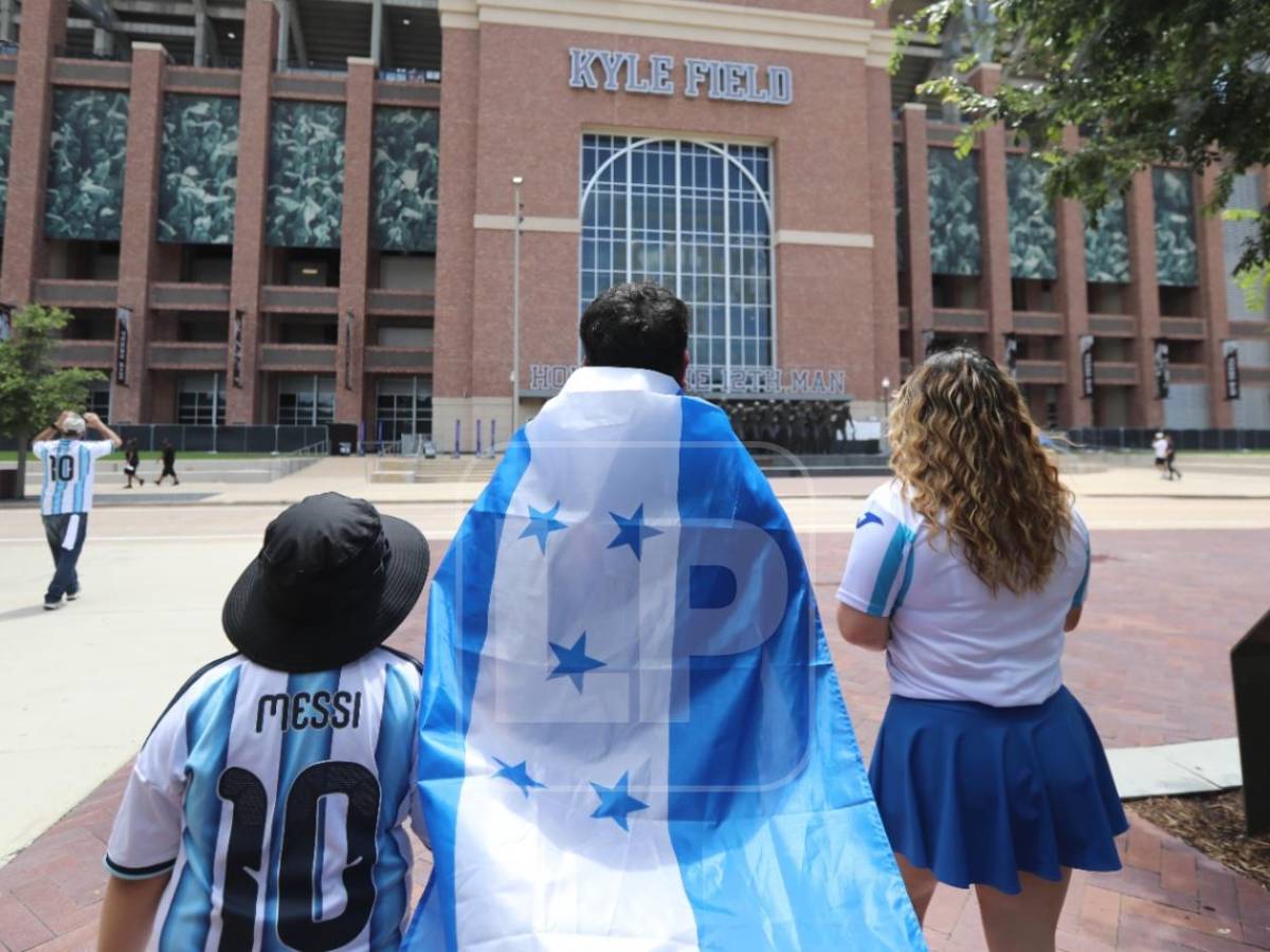Las bellezas del Argentina vs Honduras: chicas roban miradas en Estados Unidos