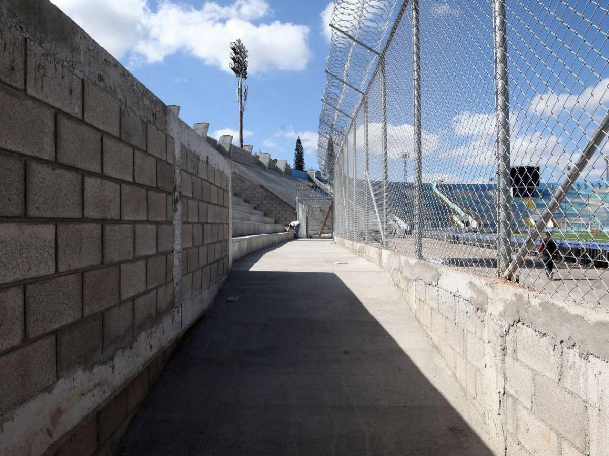 Chelato Uclés: Nueva gradería casi lista para el clásico Olimpia vs Motagua​​​​​