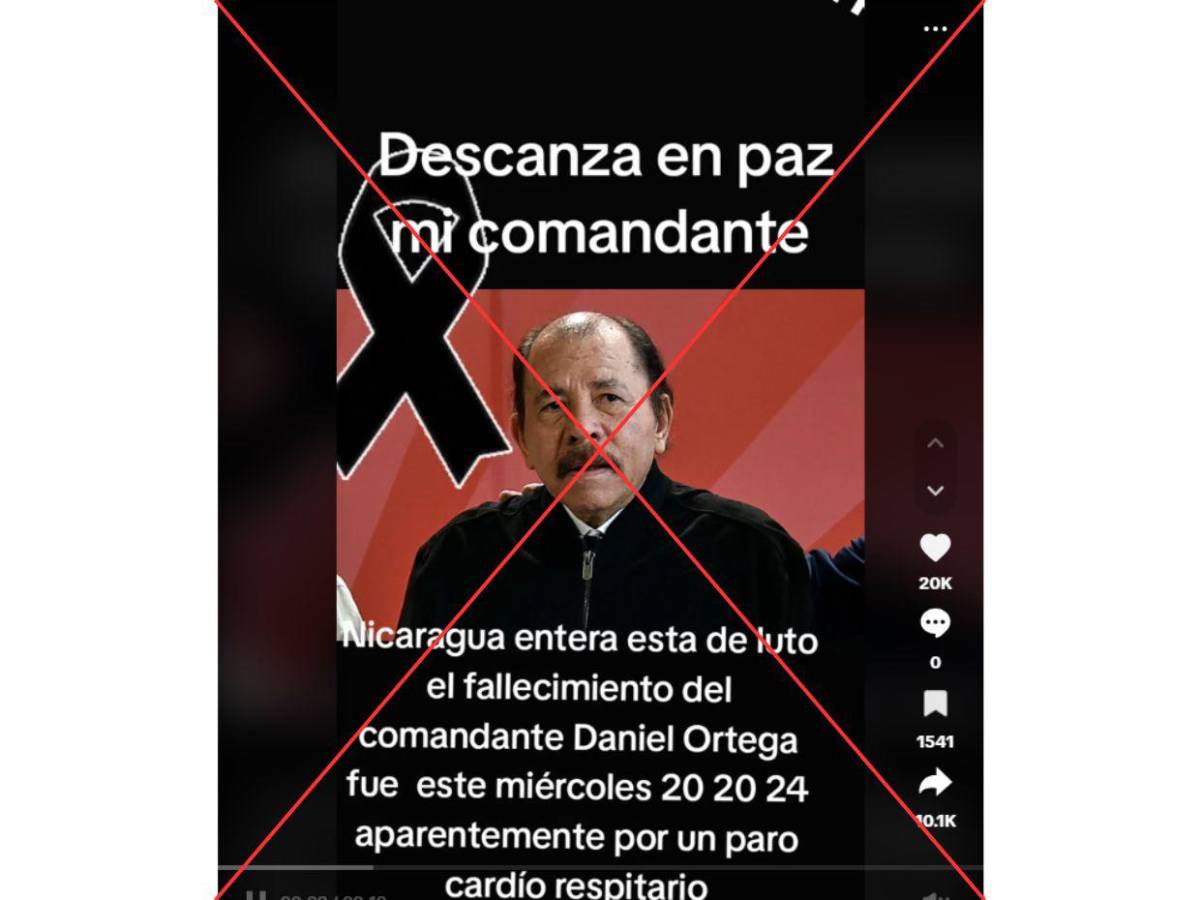 <p>Captura de pantalla a una publicación de TikTok hecha el 28 de noviembre de 2024, adaptada a esta cartela.</p>