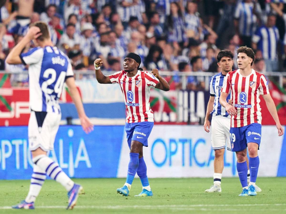 Simeone hundido, Griezmann con triste final y 'madridista' festeja la Copa del Rey