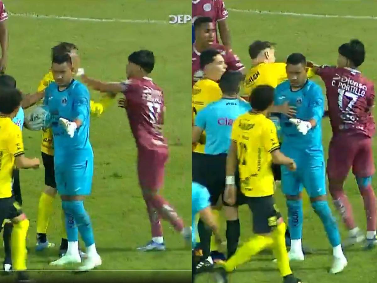 Bronca del Real España vs Motagua, agresión, estreno de goleadores y bellas chicas