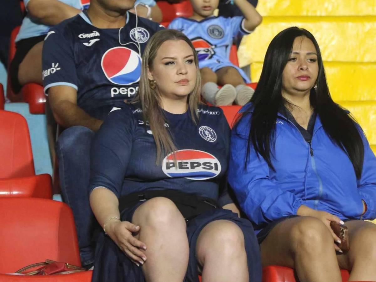 Motagua vs Real España: Linda esposa de famoso, ¿qué hicieron las modelos?