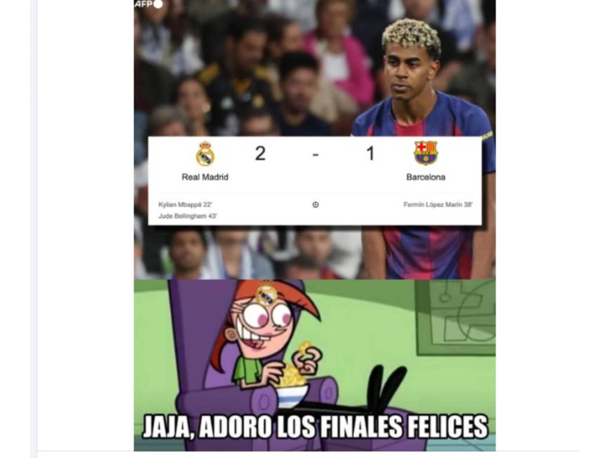 No perdonan a Lamine Yamal: Los memes tras el Real Madrid vs Barcelona