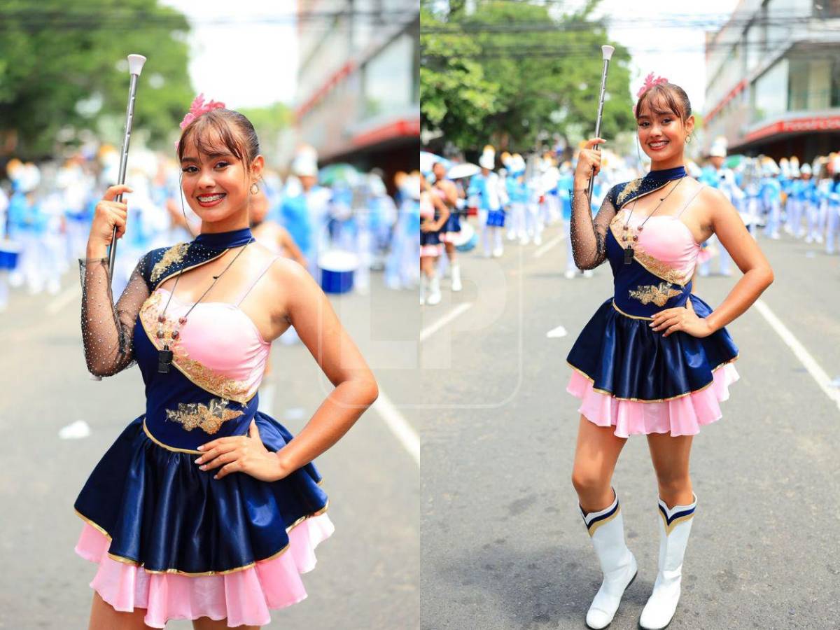 Palillonas de San Pedro Sula derrochan belleza en los desfiles