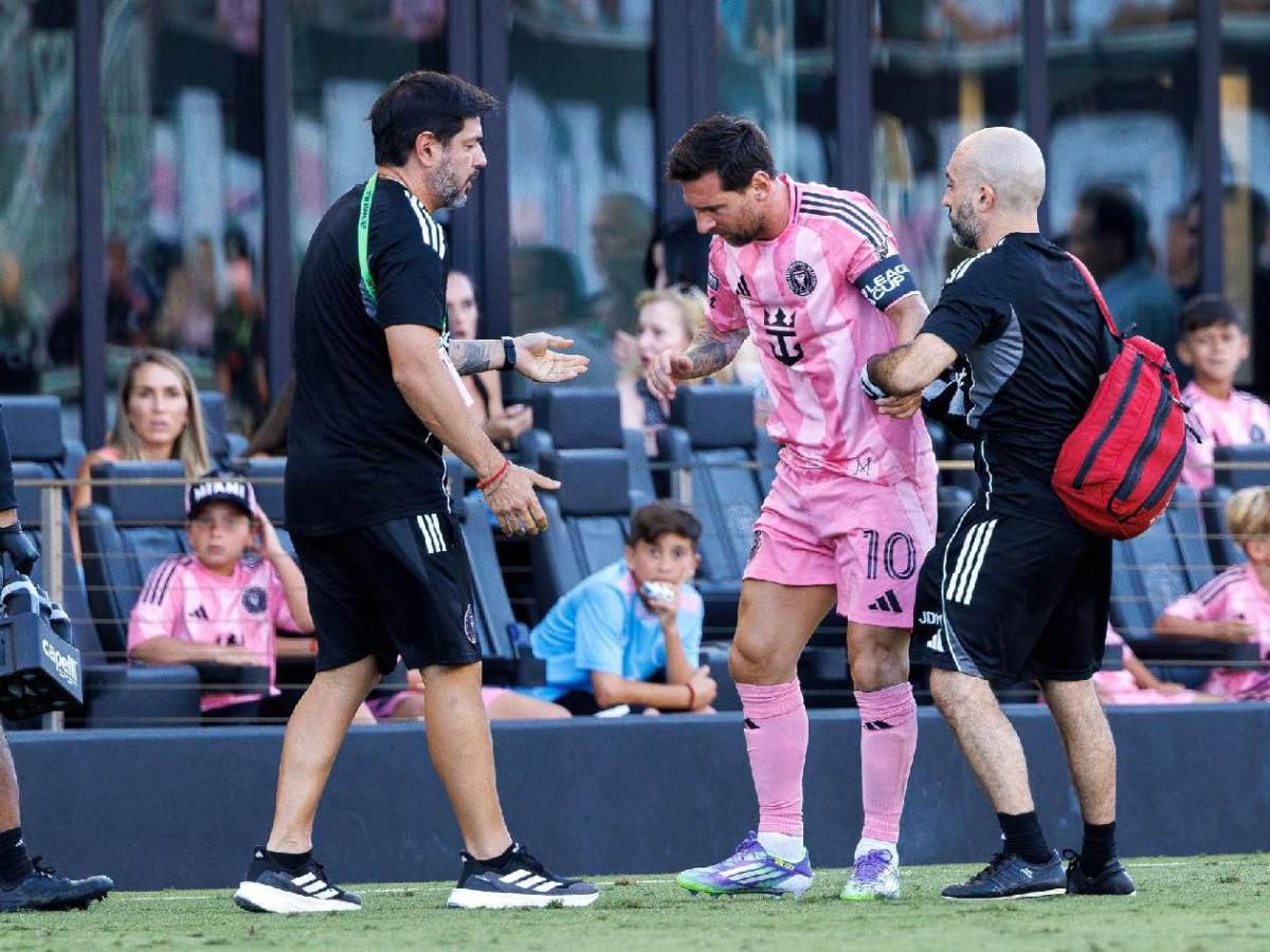 ¿Qué le pasó a Messi? El dolor del argentino, polémica expulsión y festejo a lo CR7