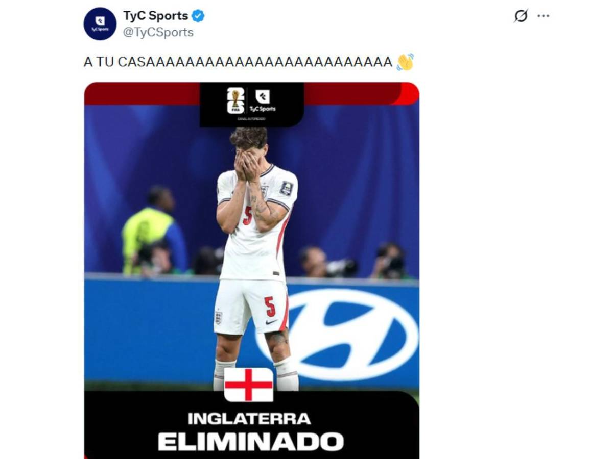 Indignación y denuncia de Inglaterra tras caer ante Argentina: Es una vergüenza