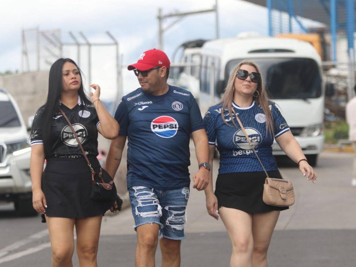 El ambiente que se vivió en la previa del Olimpia-Motagua del Apertura 2025