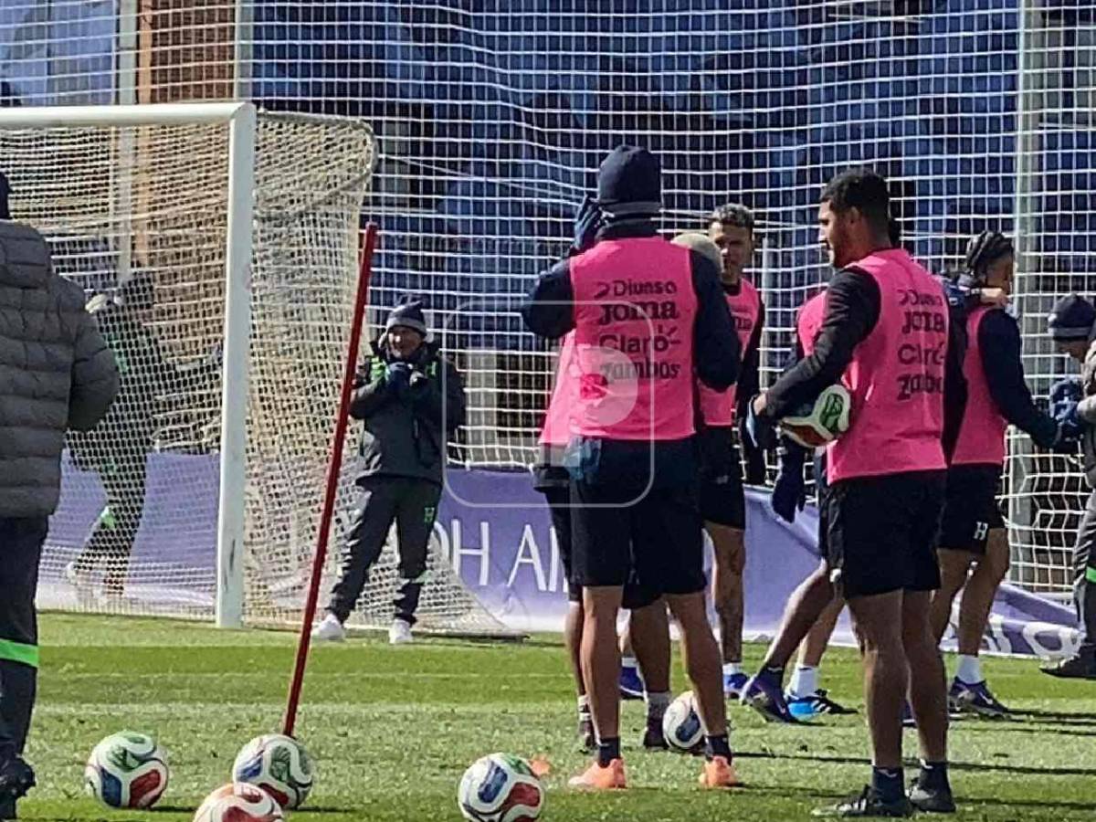 Último entreno de Honduras en sede del Atlético y nuevo look de Palma vs Perú