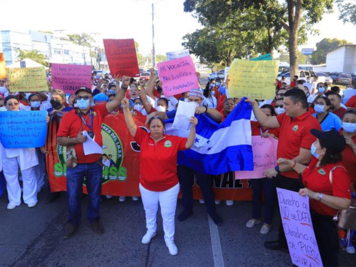 Cómo obtener atención médica en medio de protesta en el IHSS