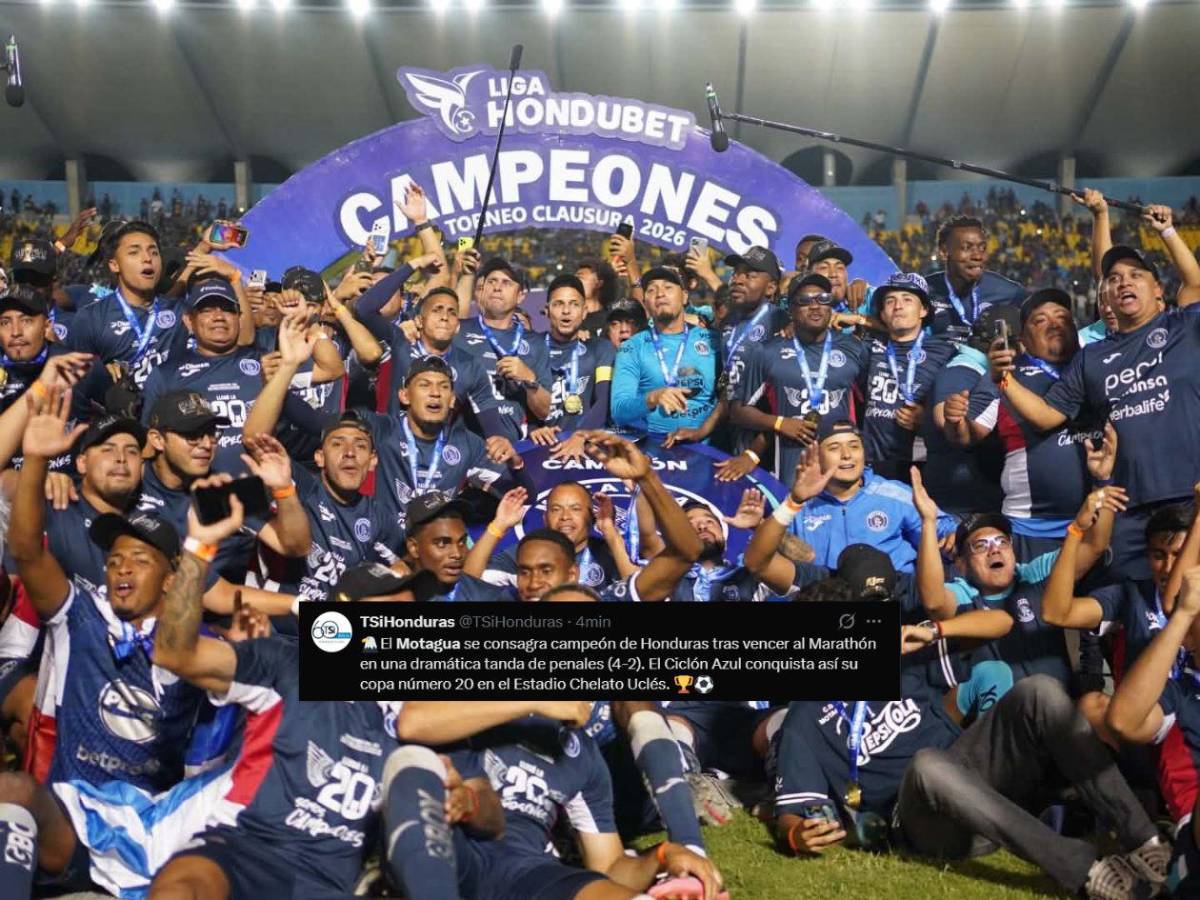 Prensa elogia a Motagua tras conquistar la Copa 20: “El fútbol fue justo”