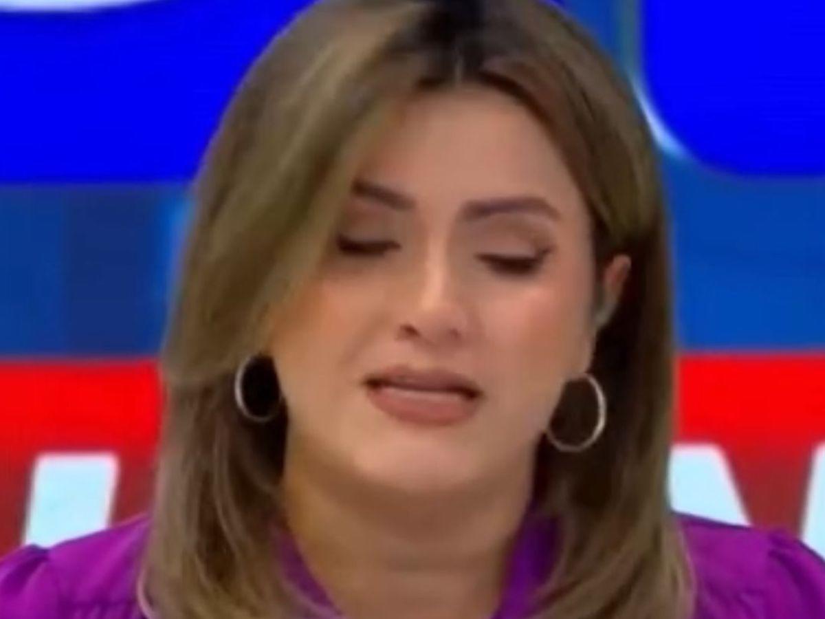 Cesia Mejía rompe en llanto en vivo: Me duele porque soy mamá