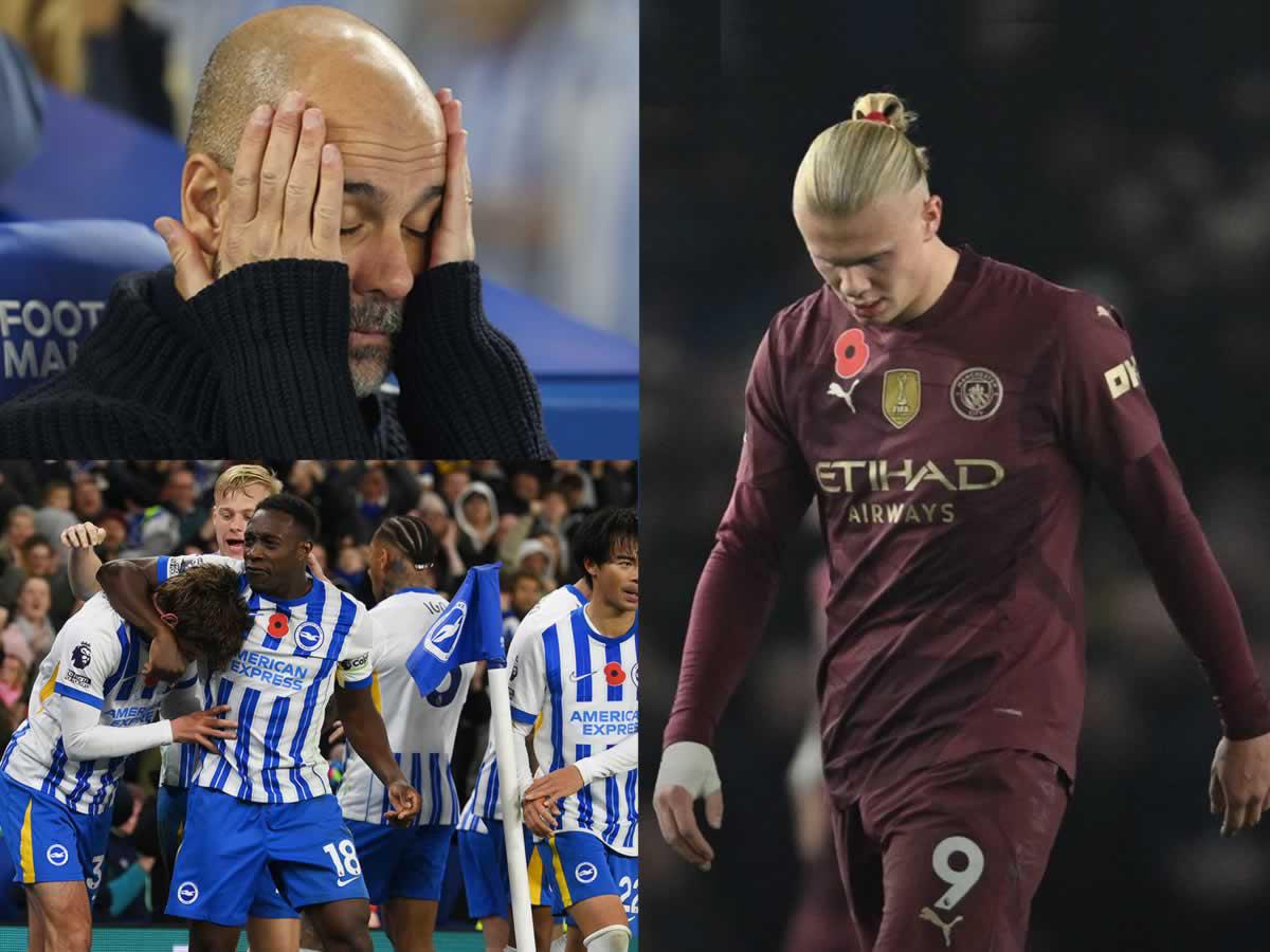 Manchester City agrava su crisis con derrota en Brighton: tabla de posiciones Premier League