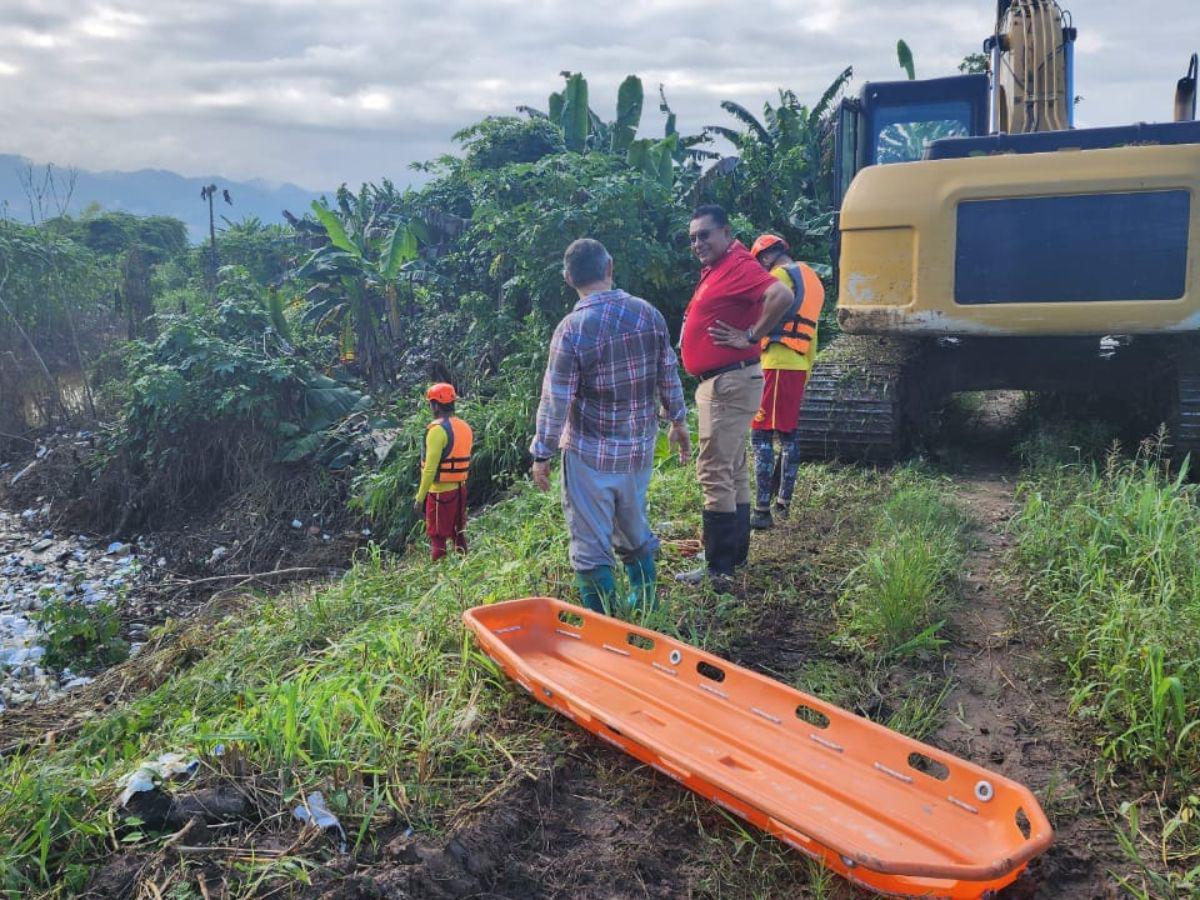 Rescatan cuerpo de desaparecido por lluvias en El Progreso