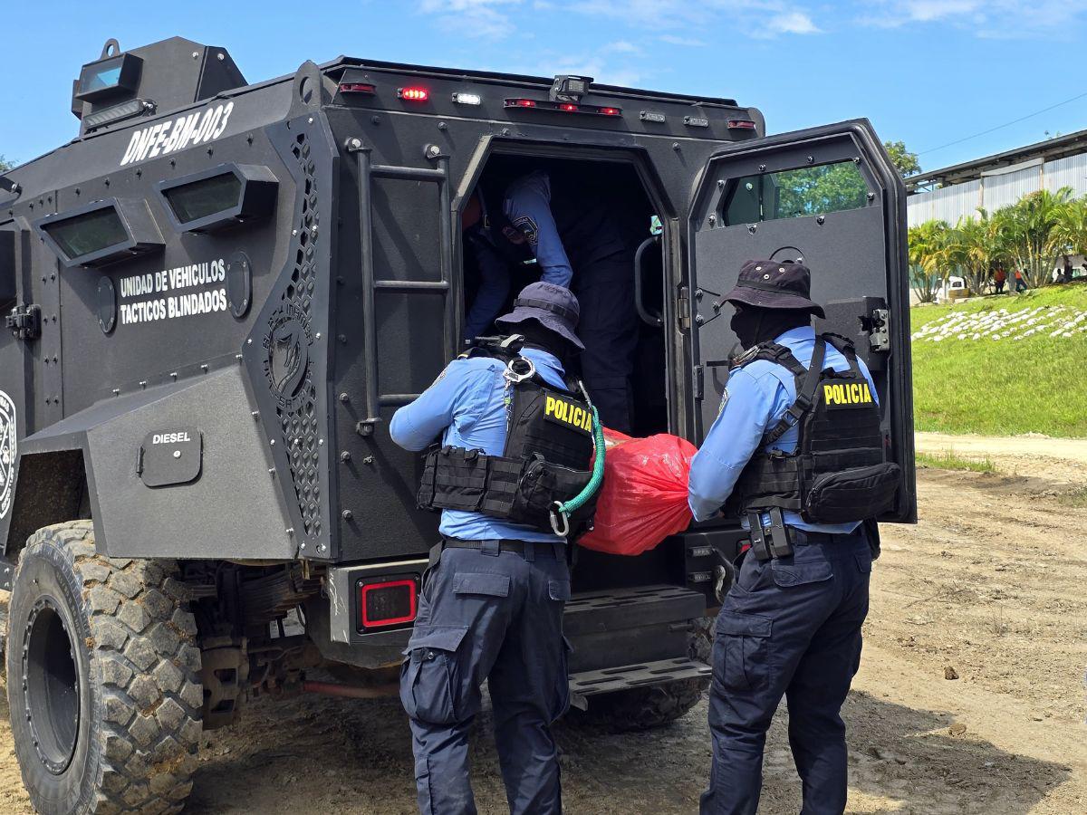 Destruyen cargamento de droga en el Crematorio de Puerto Cortés