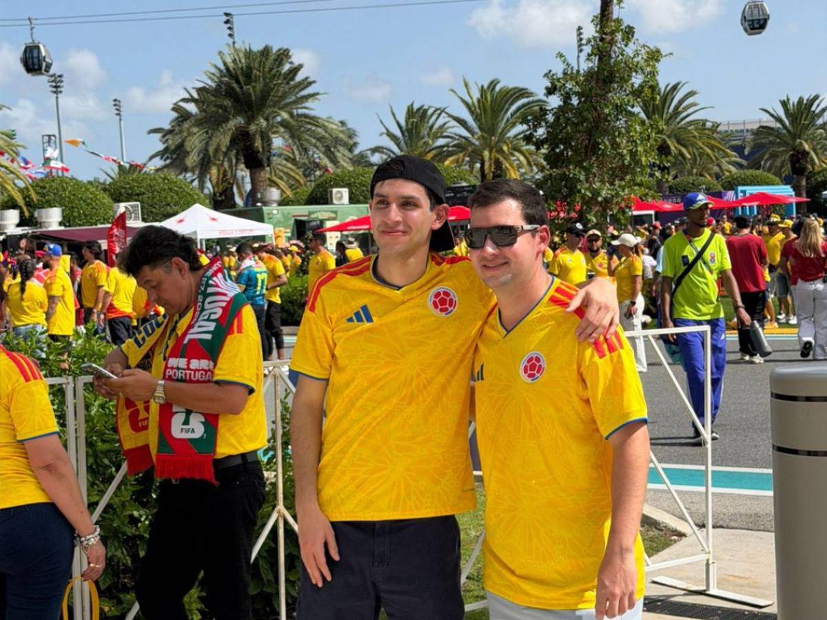 Hondureño causa revuelo en el Colombia-Portugal y bellas chicas enamoran