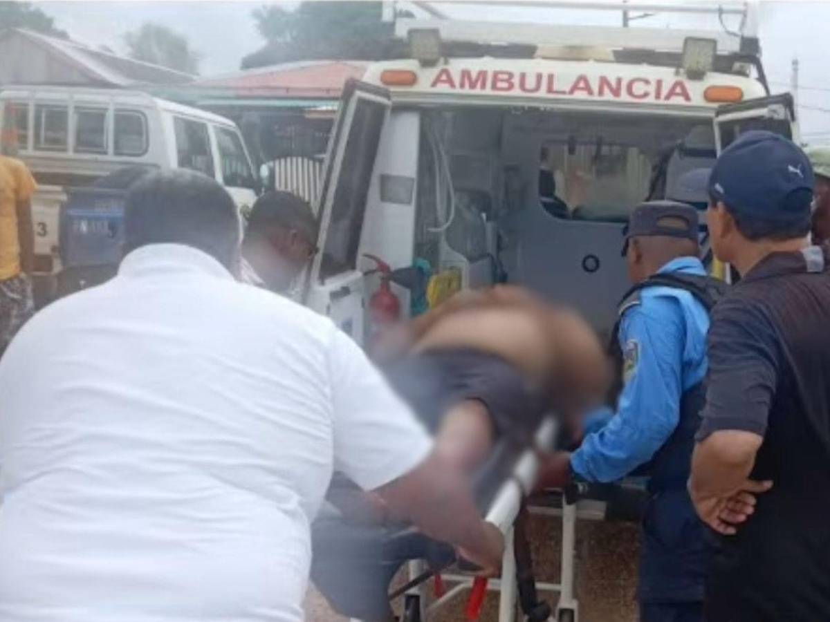 Acusado de matar a su esposa termina hospitalizado tras brutal agresión en Puerto Lempira