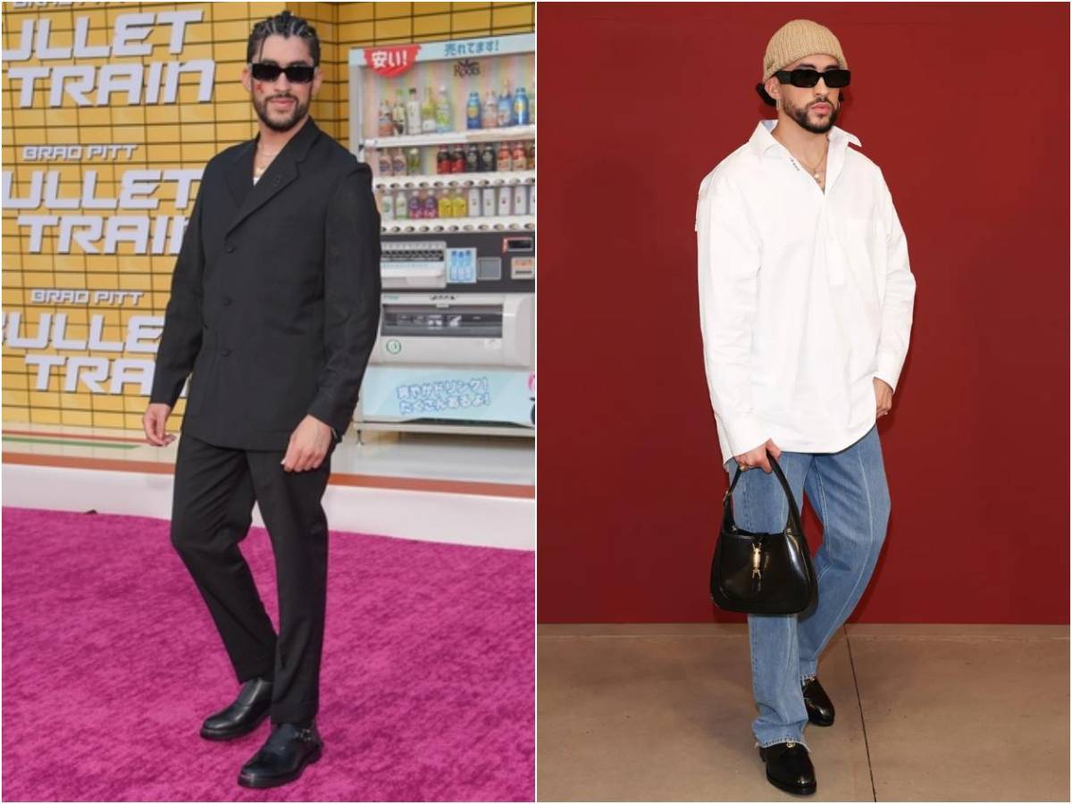 De lo urbano al lujo: así cambió el estilo de Bad Bunny