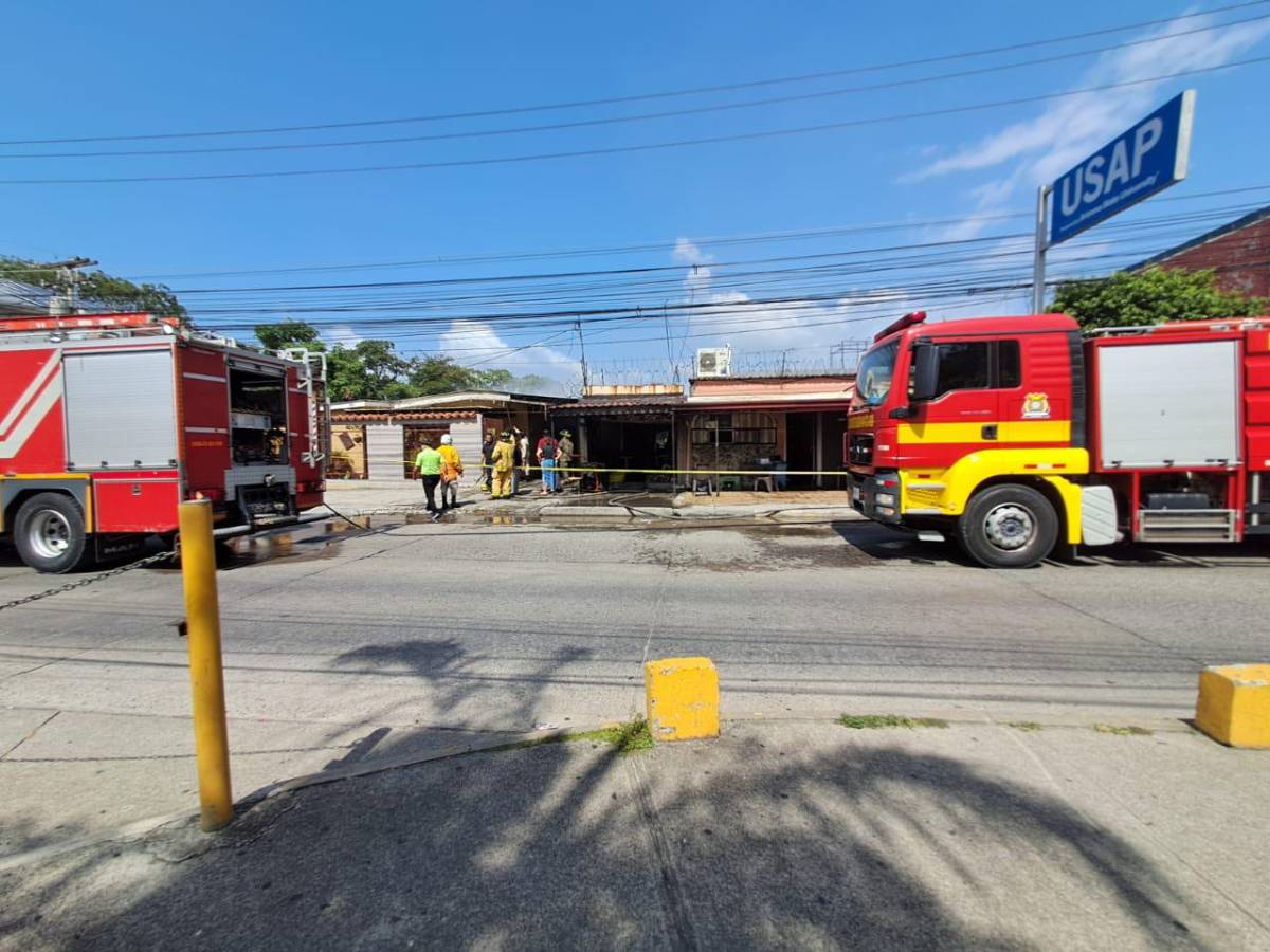 Fotos inéditas del incendio en La Exquisita: conmoción en estudiantes de la Usap