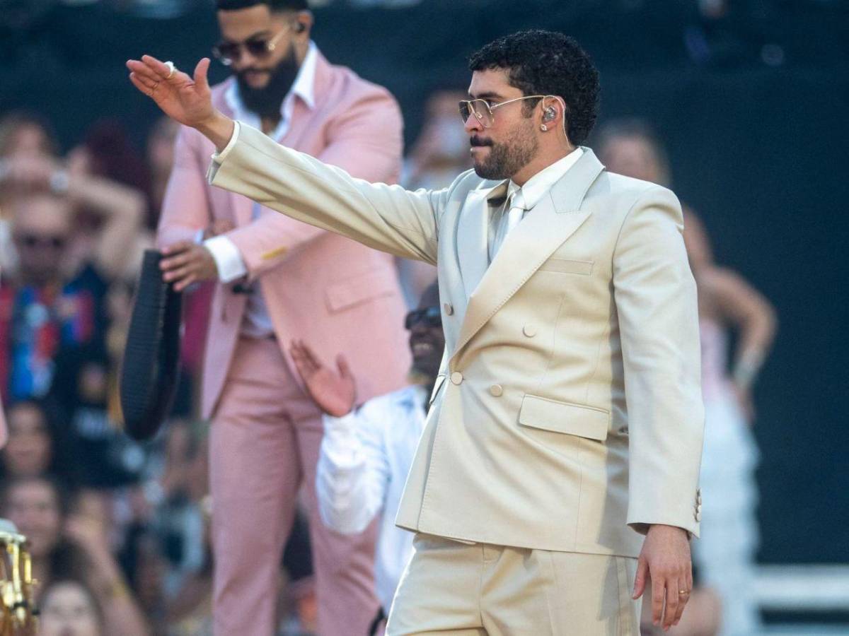 Jugadores del Barcelona asisten al show de Bad Bunny: Lamine estuvo con su novia