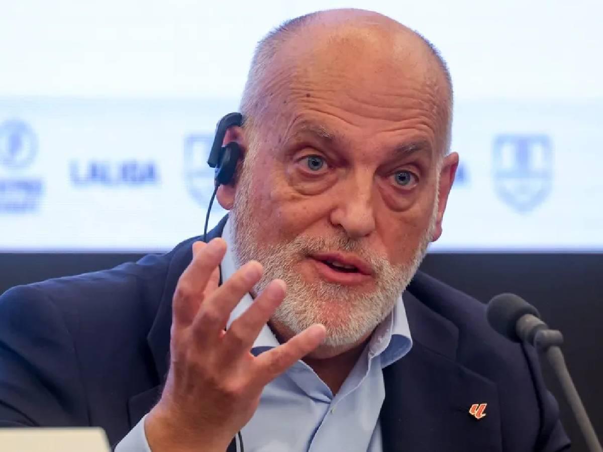Javier Tebas, presidente de la Liga Española.