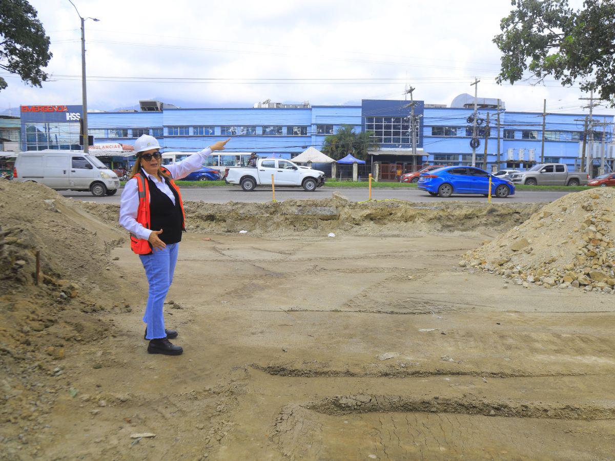 Así avanzan los trabajos en los retornos del bulevar del norte