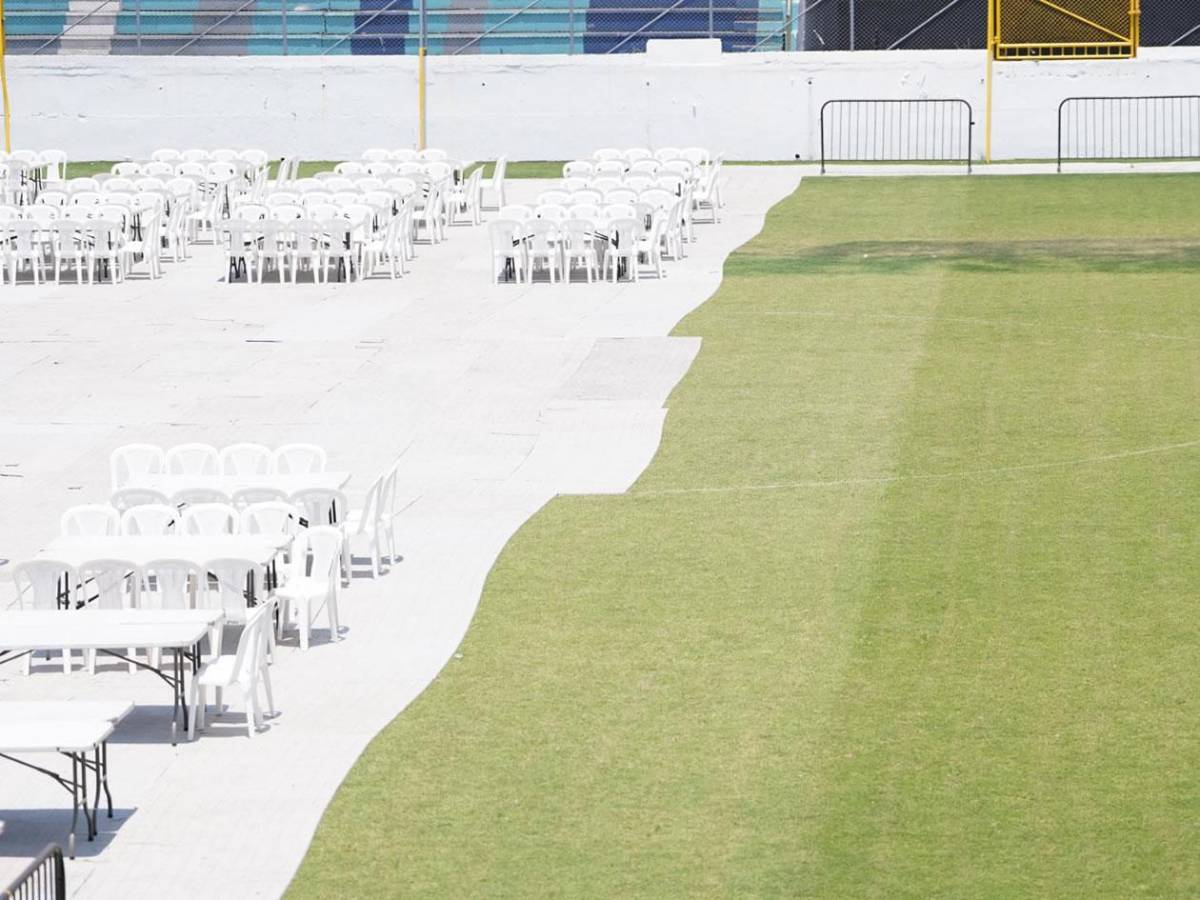 Alcaldía de San Pedro Sula daña más la cancha del estadio Morazán con concierto gratuito