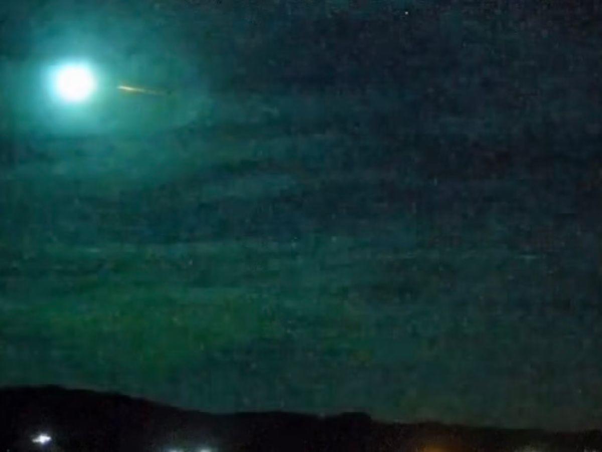 Así se vivió el momento en el que un meteorito cayó en Brasil