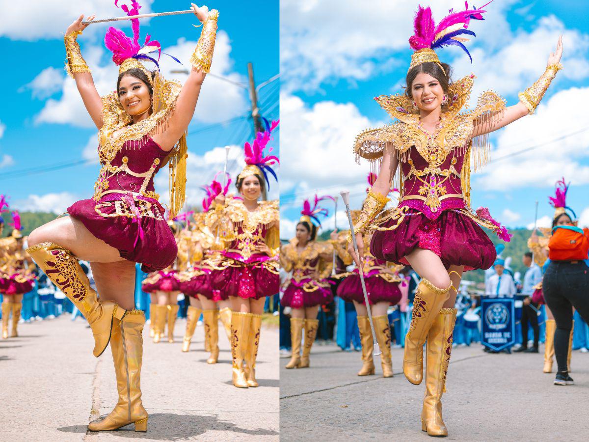 Estas son las bellas palillonas de Danlí que enamoraron al público con sus trajes