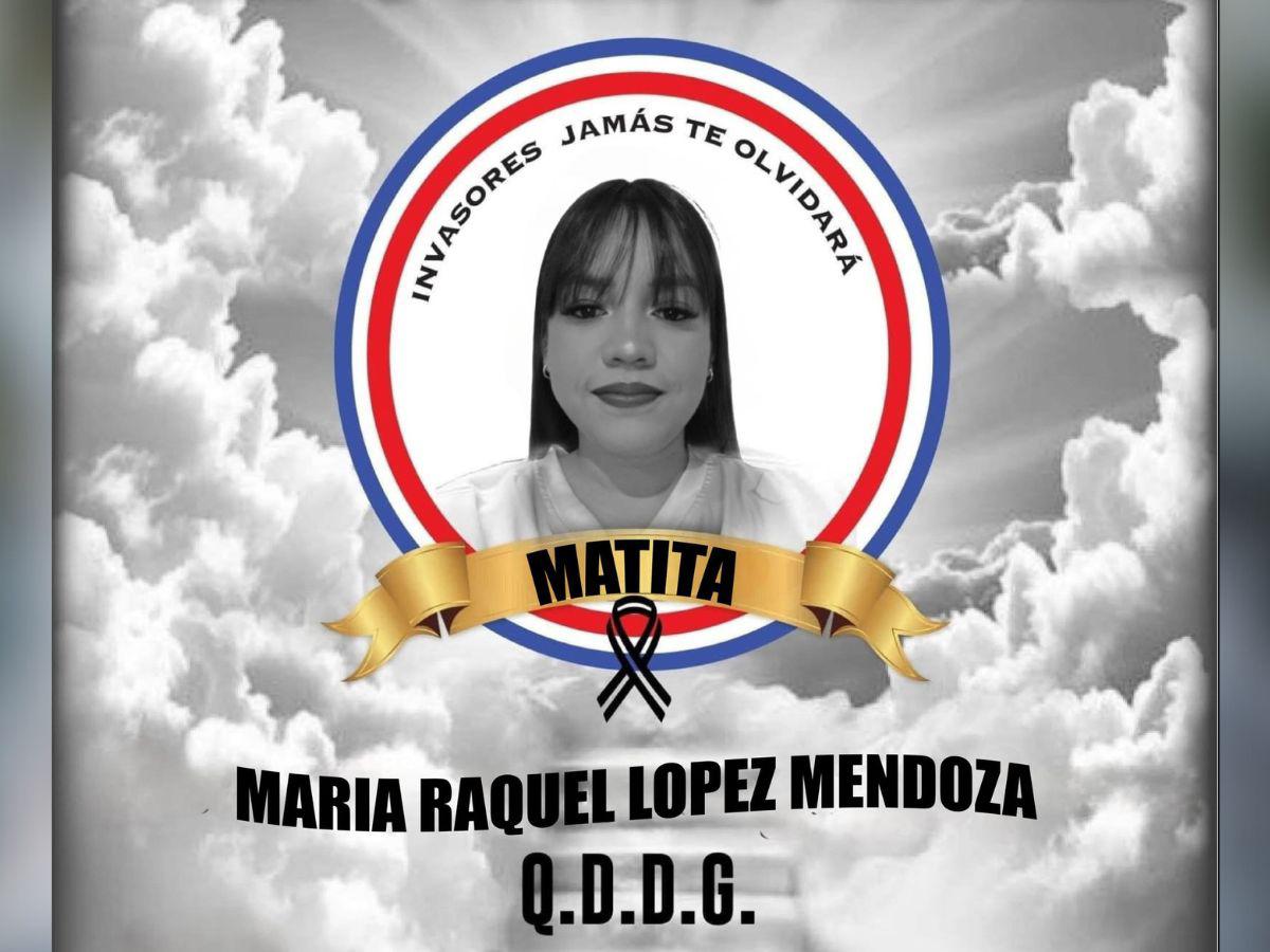 Un disparo apagó la vida de Matita, aficionada de la Ultra Fiel