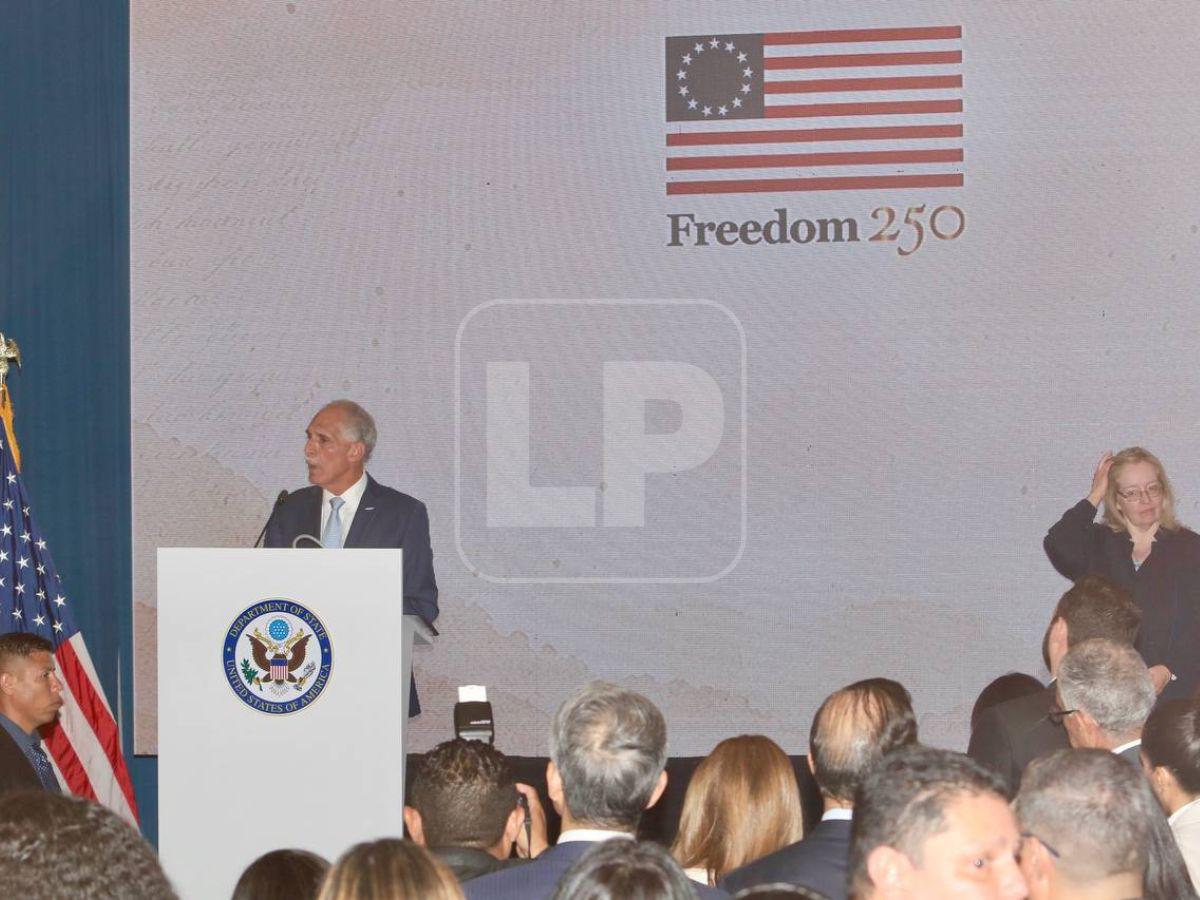 Embajada de EEUU celebra su independencia en Honduras con presencia de Nasry Asfura