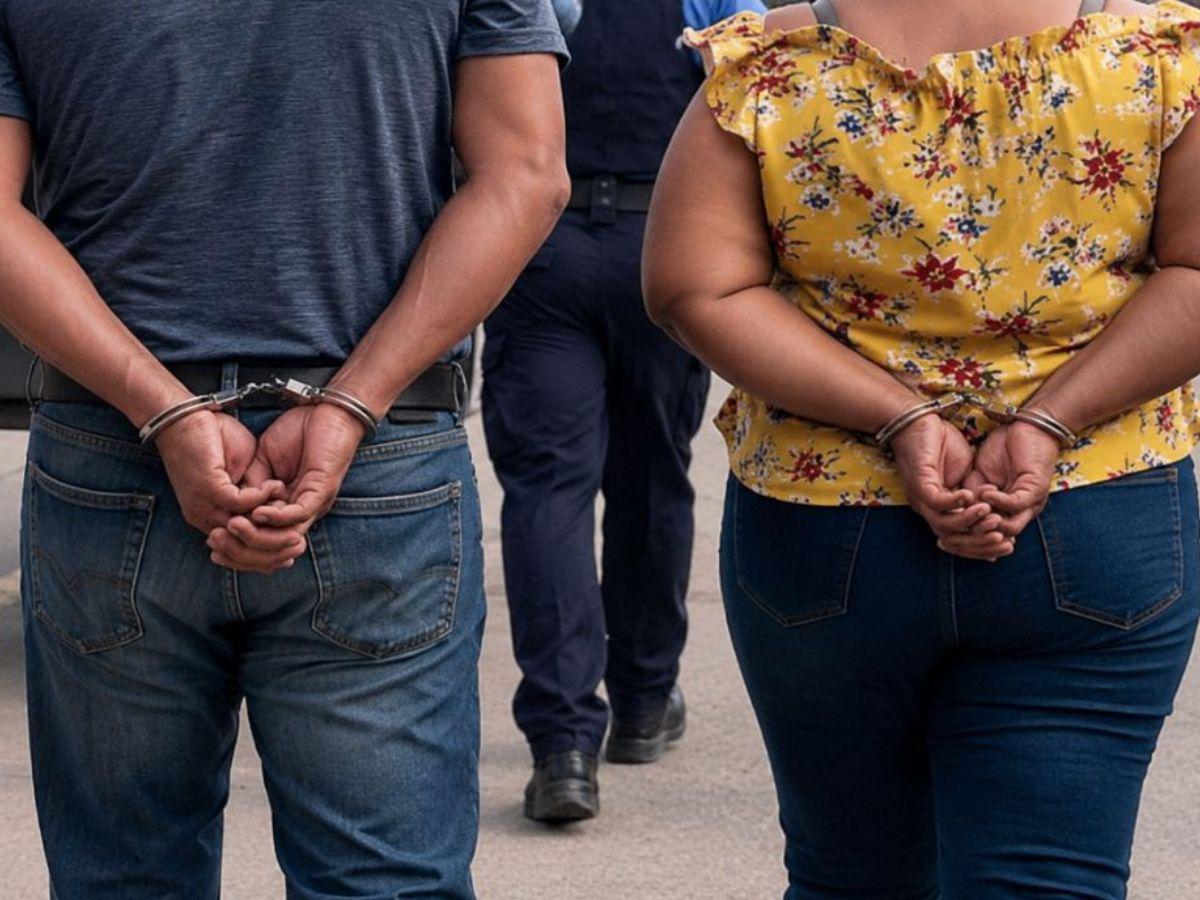 Capturan a madre y padrastro acusados de explotar y abusar de su hija en Olancho