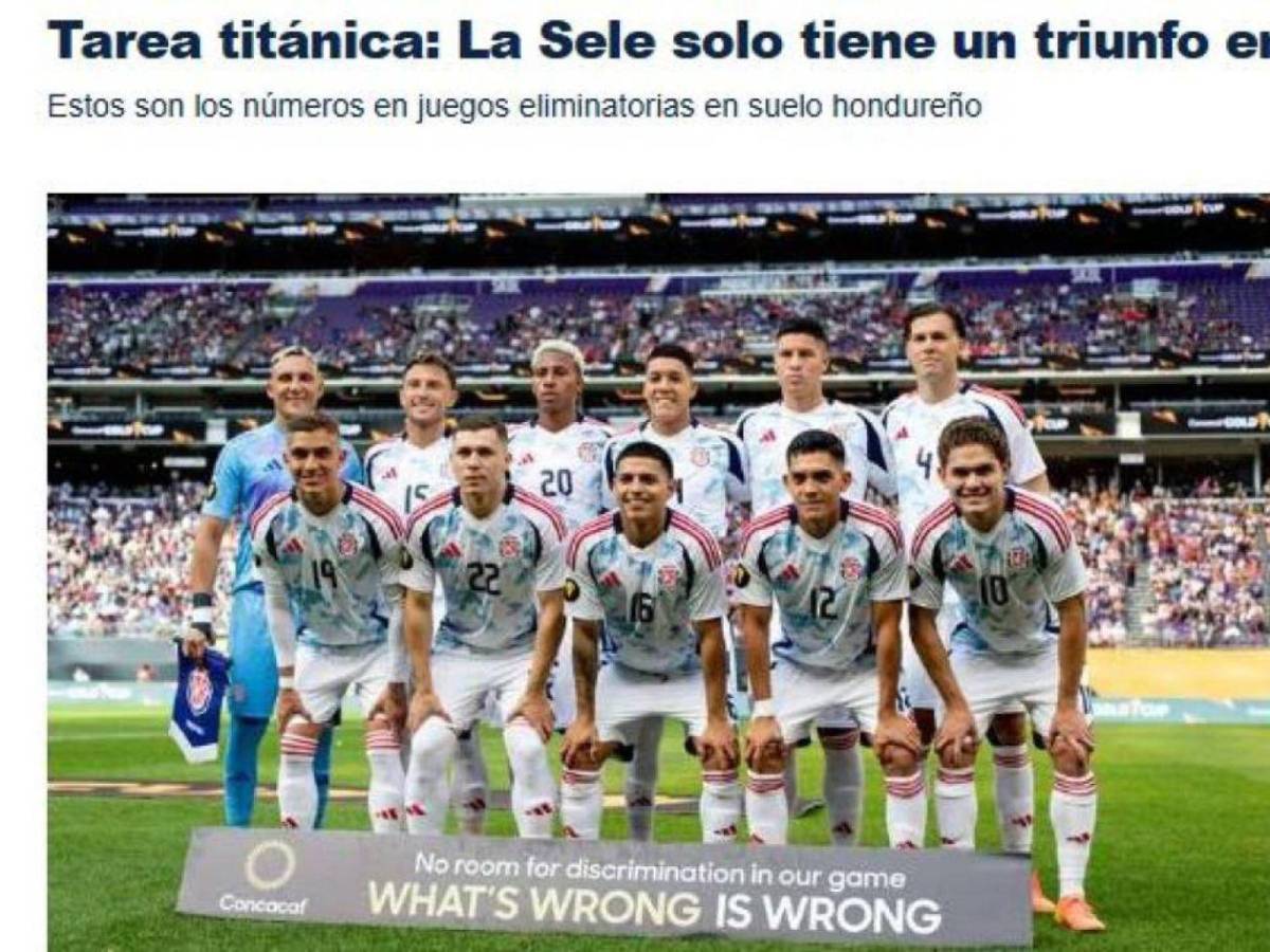 ¿Se ven favoritos? Lo que dicen en Costa Rica previo al duelo ante Honduras