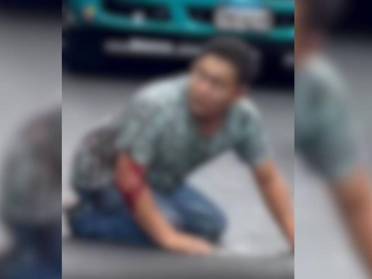¡Ayuda!: los dramáticos últimos instantes de joven tiroteado por sicarios en Tegucigalpa