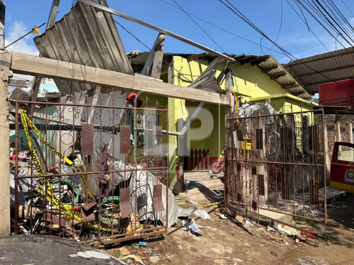 Esto se sabe de la explosión en Chamelecón que dejó un muerto y dos heridos