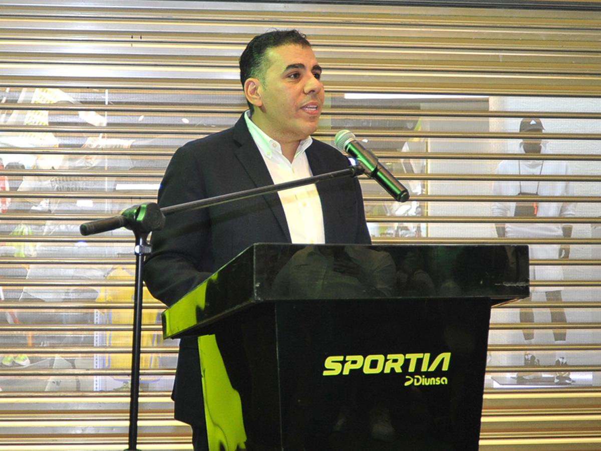 Mario Faraj, presidente ejecutivo de Diunsa, destacó la proyección de Diunsa con con el deporte hondureño durante 25 años.